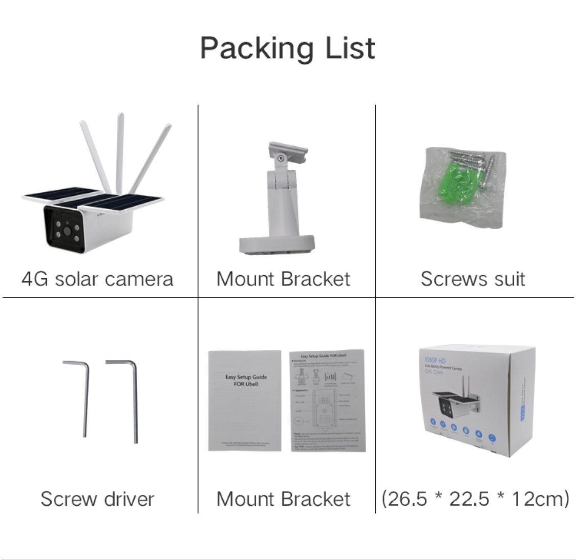 ONETHINGCAM 4G WiFi Security Camera Outdoor Wireless 1080P HD With CCTV System Solar Power2 Way VideoNight Vision