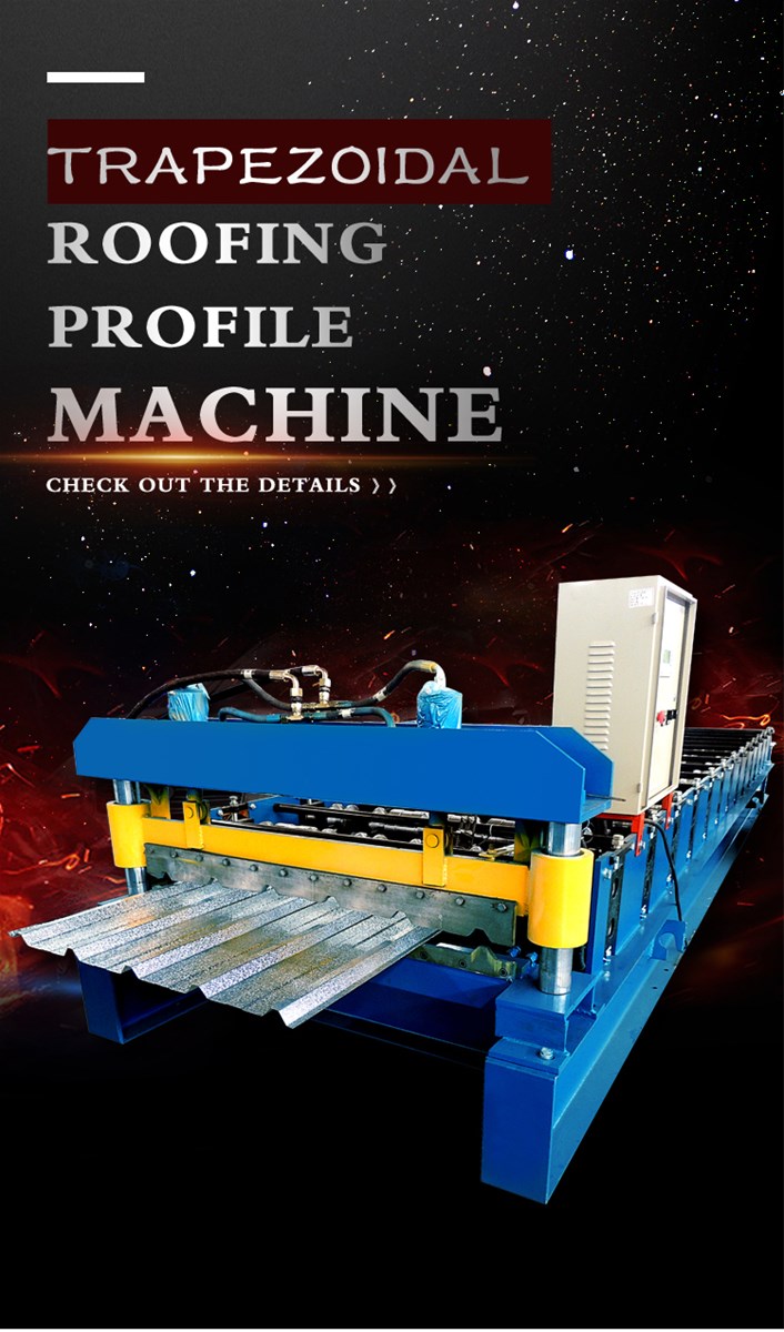 Automatic Glazed Roofing Tile Galvanized Corrugated Steel Sheet Making Roll Forming Machinery For Building Material