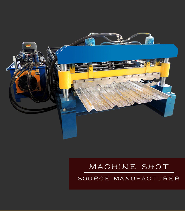 Automatic Glazed Roofing Tile Galvanized Corrugated Steel Sheet Making Roll Forming Machinery For Building Material
