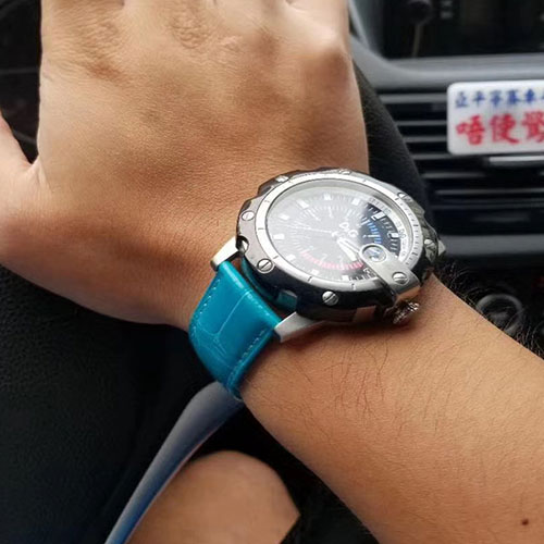 Branded watch alligator watch strap one piece can be customized