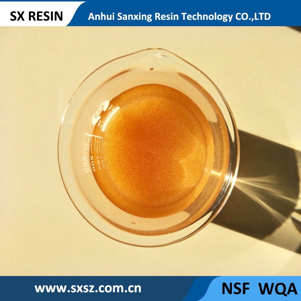 Food Grade Styrene Series Gel Strong Acid Cation Exchange Resin