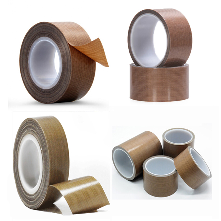 Fiberglass Cloth 2 Inch Glass Adhesive Brown Silicone Ptfe Tape