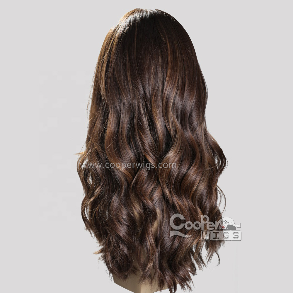 Cooper Wigs European virgin human hair Top closures Lace wig