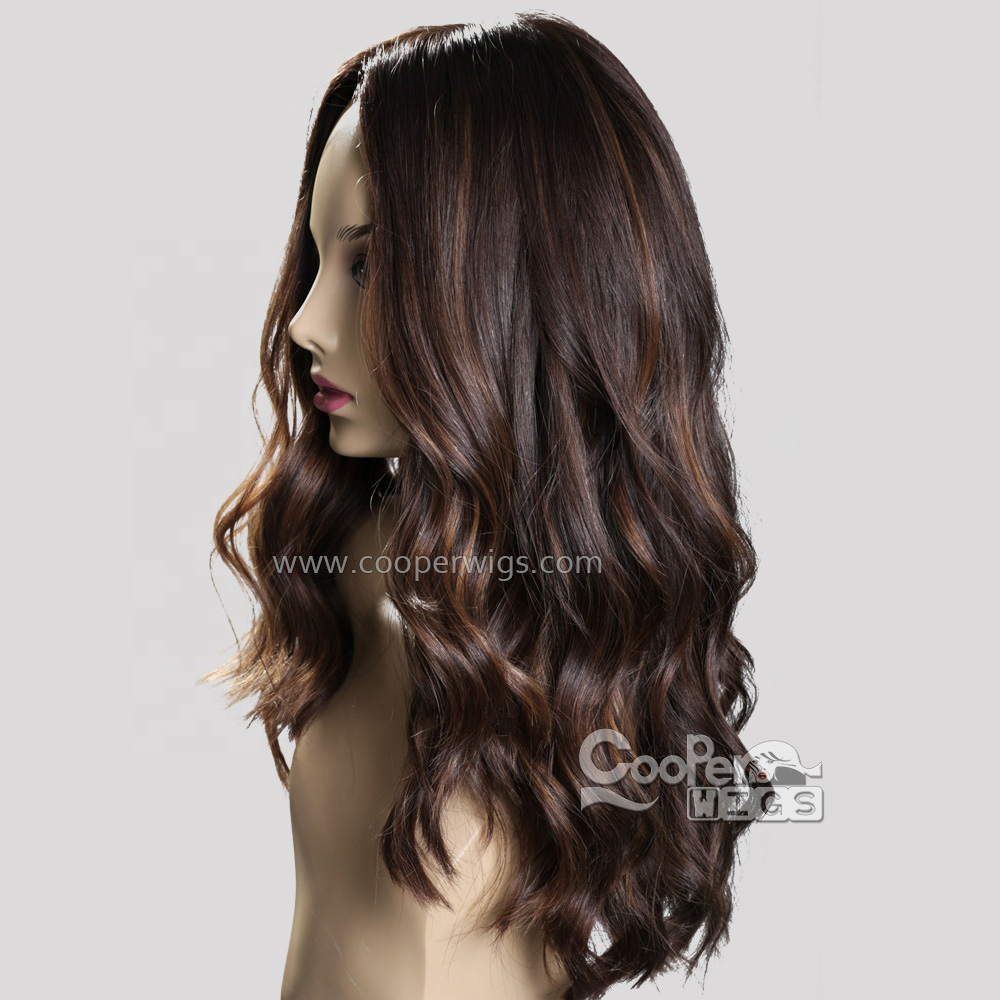 Cooper Wigs European virgin human hair Top closures Lace wig