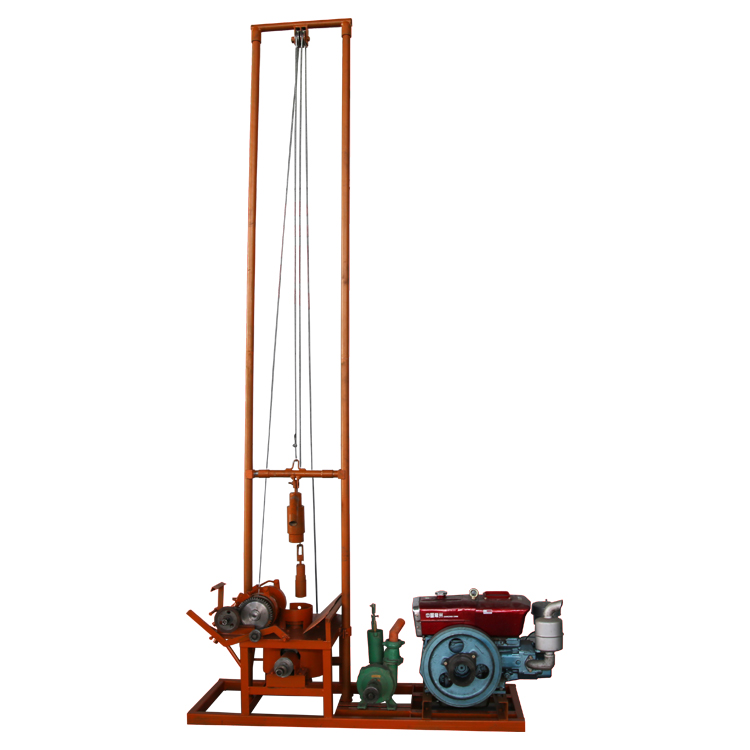 80m depth diesel water well drilling rig