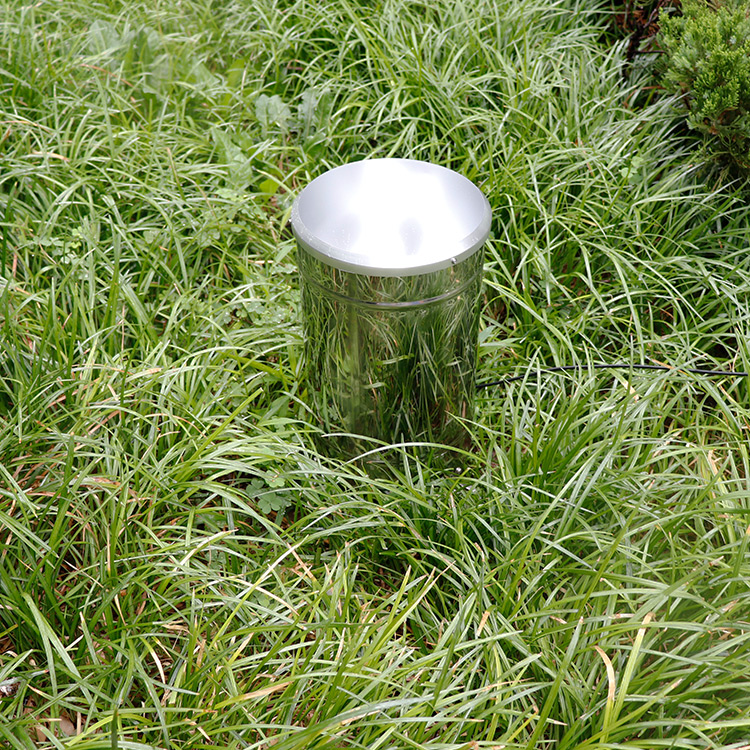 Renke Stainless Steel Tipping Bucket Metal Garden Rain Gauge with RS485 Rainfall Measurement