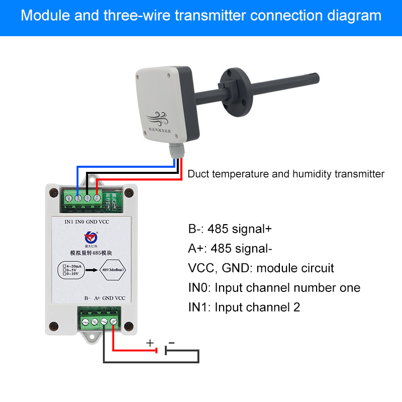 05V 010V 420ma to rs485 converter analog to 485 converter