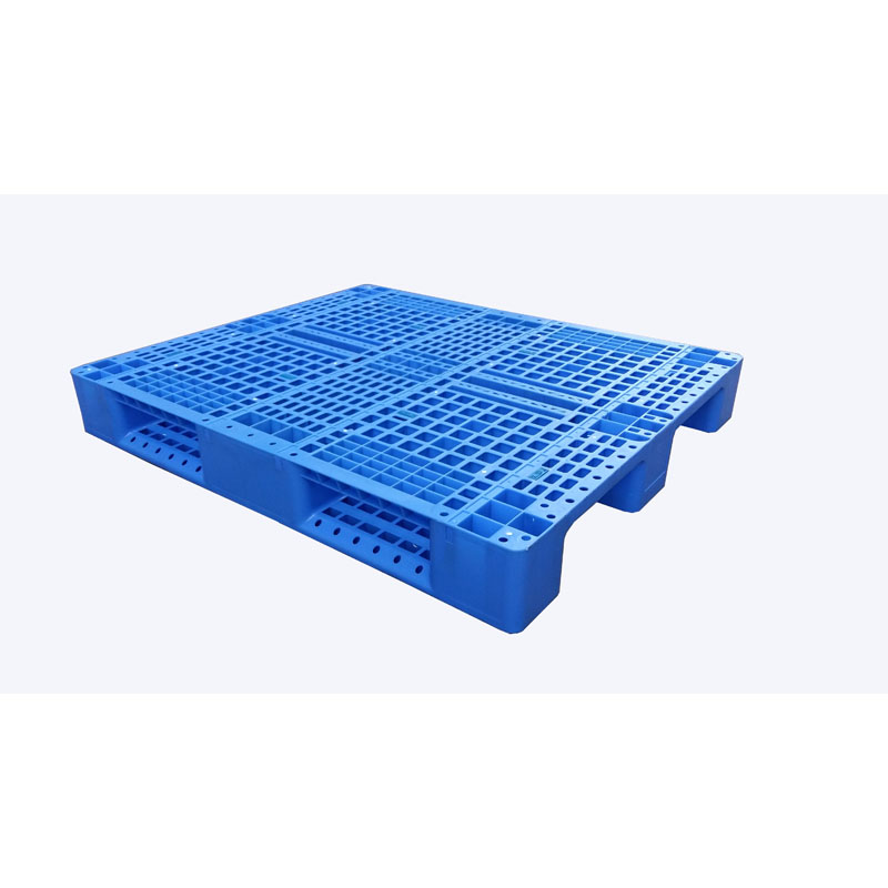 12001000 virgin HDPE material steel reinforced euro industrial racking customer return plastic pallets for rice beer