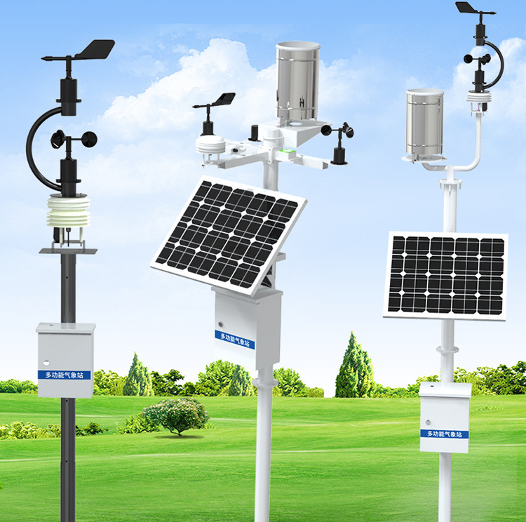Outdoor Weather Station Smart Wireless solar powered Digital Automatic Weather Station for Agricultural