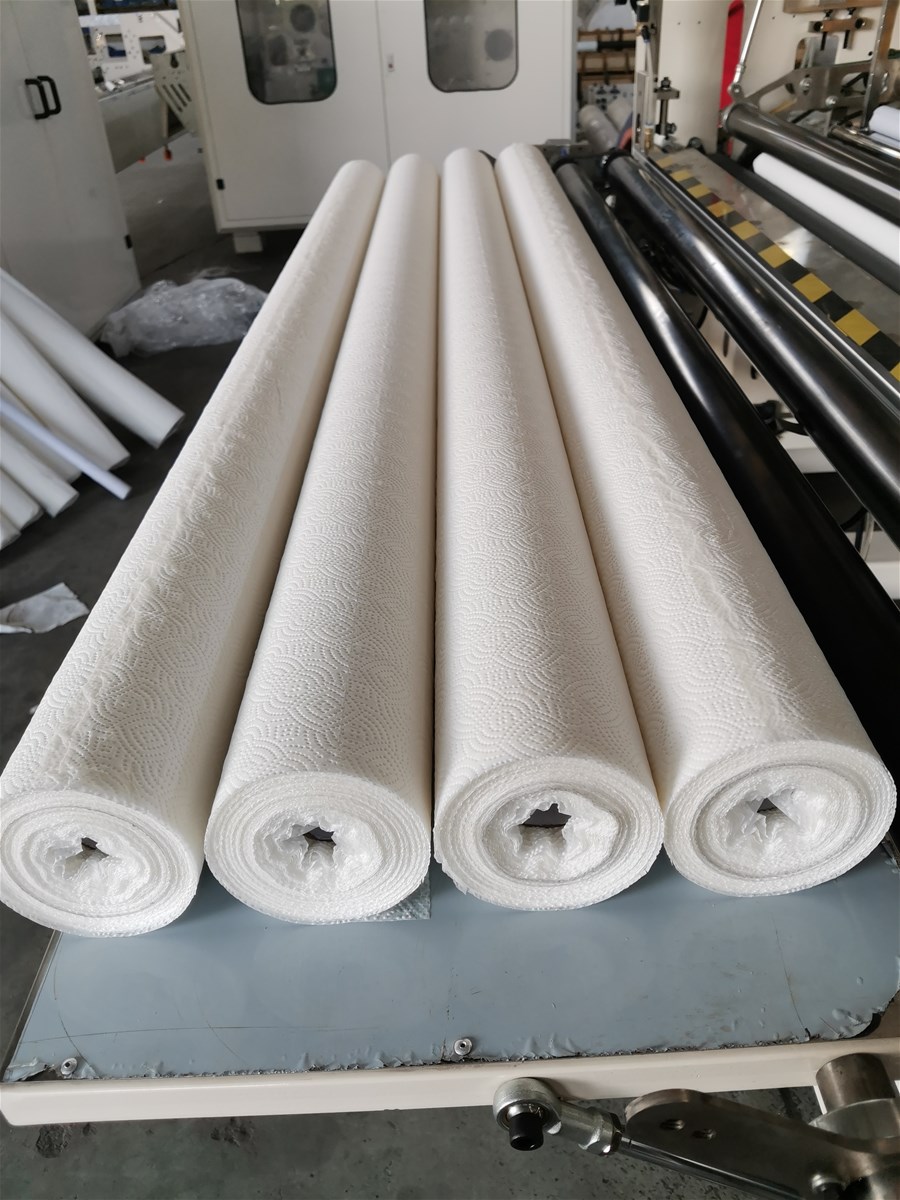 Hot sale top quality embossing rewinding toilet paper roll making machine small toilet paper making machine