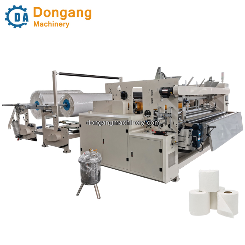 Hot Sale Top Quality Embossing Rewinding Toilet Paper Roll Making Machine Small Toilet Paper Making Machine