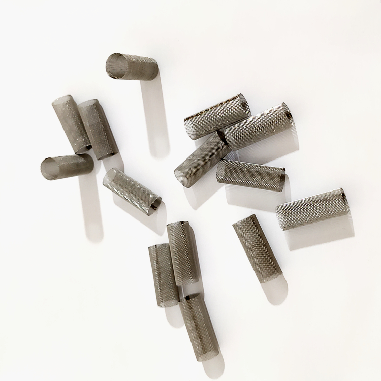 perforated metal tube woven screen mesh pipe stainless steel mesh tube
