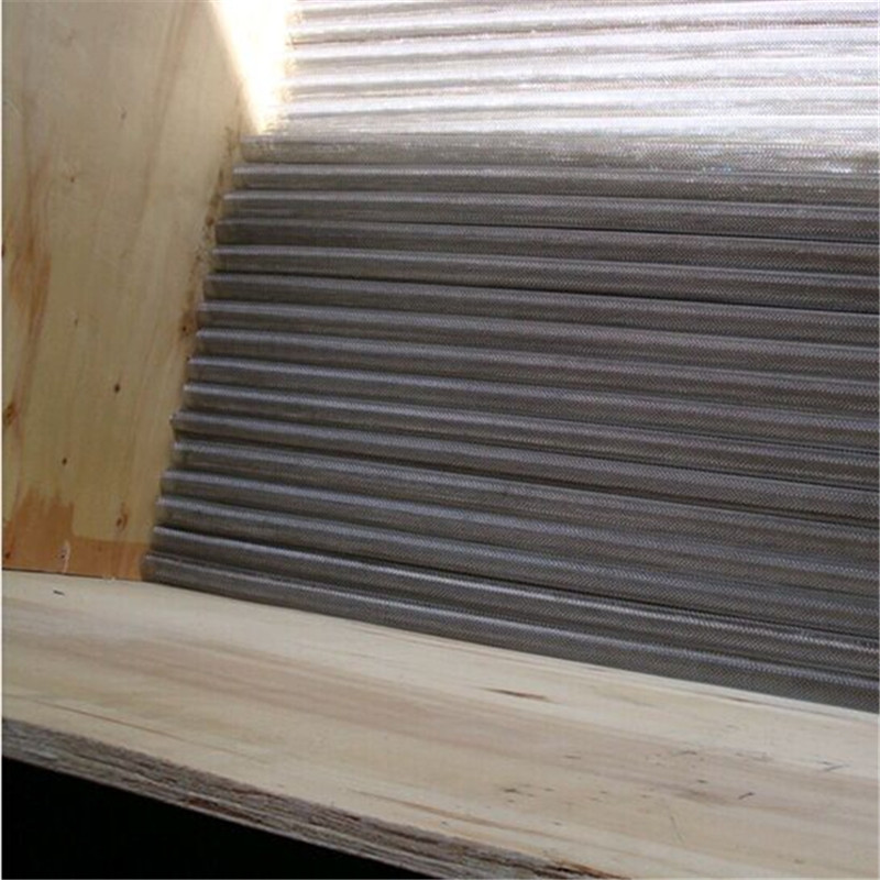 perforated metal tube woven screen mesh pipe stainless steel mesh tube