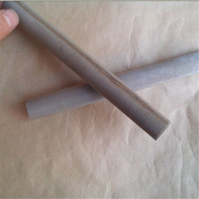 perforated metal tube woven screen mesh pipe stainless steel mesh tube