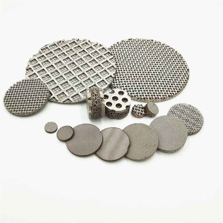stainless steel 304 multilayer filter disc mesh sintered mesh filter