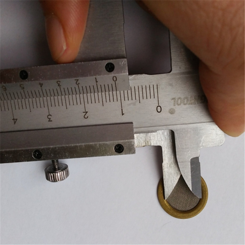 CNC machine filter brass closed filter mesh vaccum cap filter