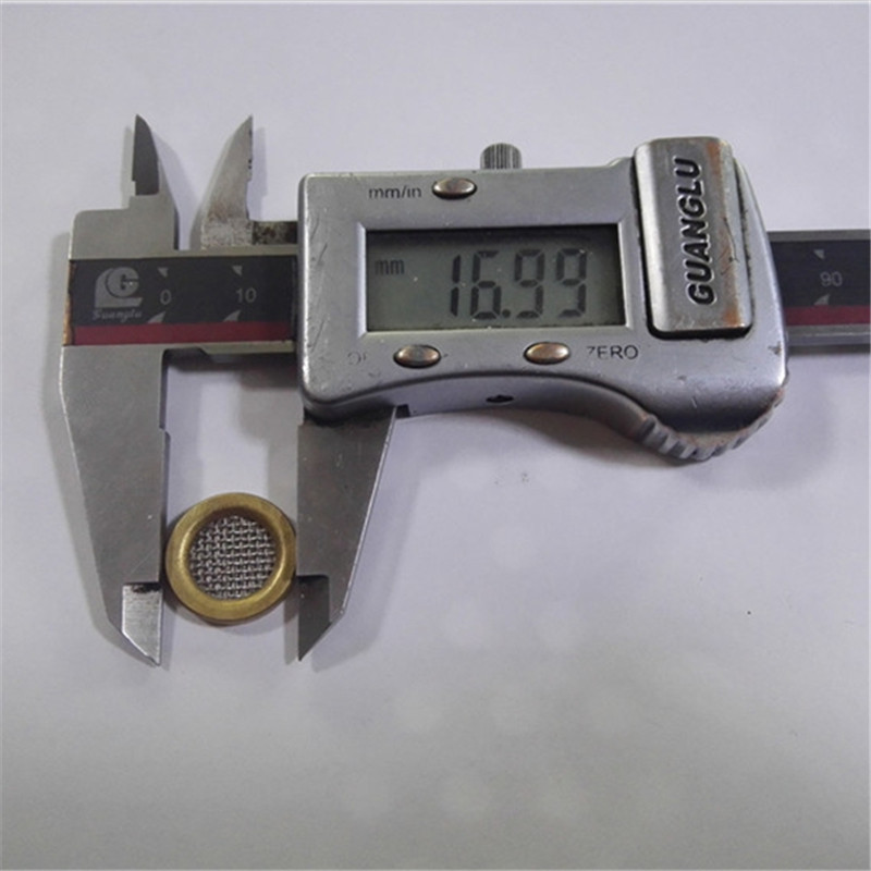 CNC machine filter brass closed filter mesh vaccum cap filter