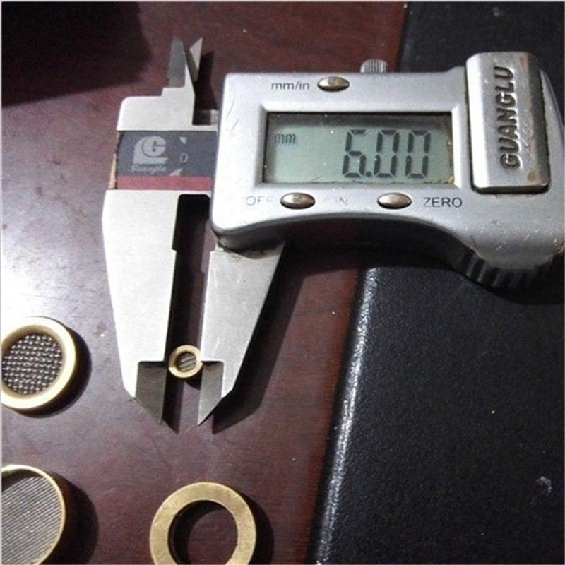 CNC machine filter brass closed filter mesh vaccum cap filter