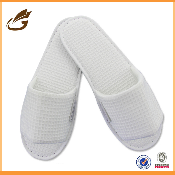 Classic white colour washable hotel slipper cycle environment slipper