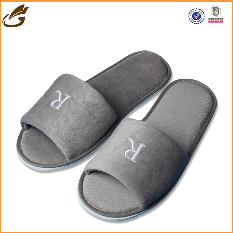 Colourful fashion luxury hotel slipper guest room slipper washable slipper