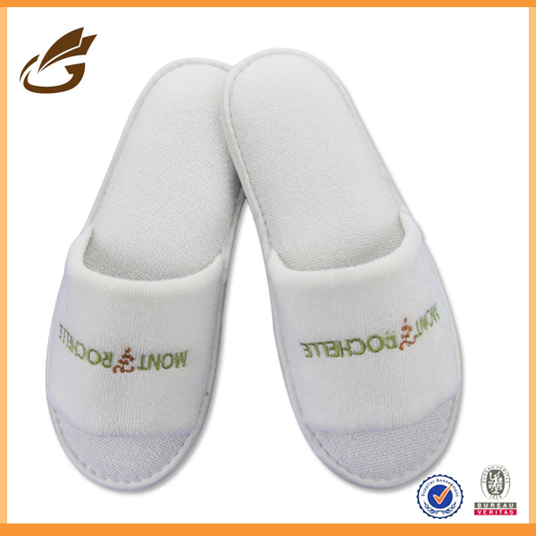 Classic white colour washable hotel slipper cycle environment slipper