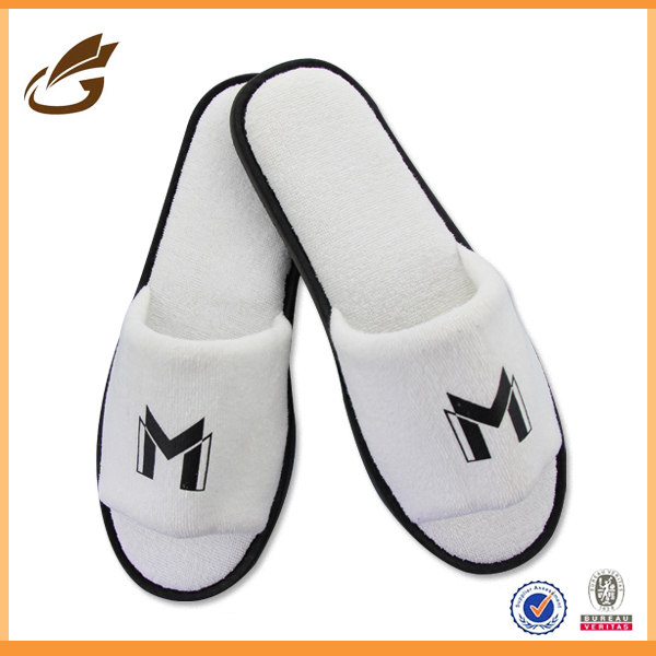 Classic white colour washable hotel slipper cycle environment slipper