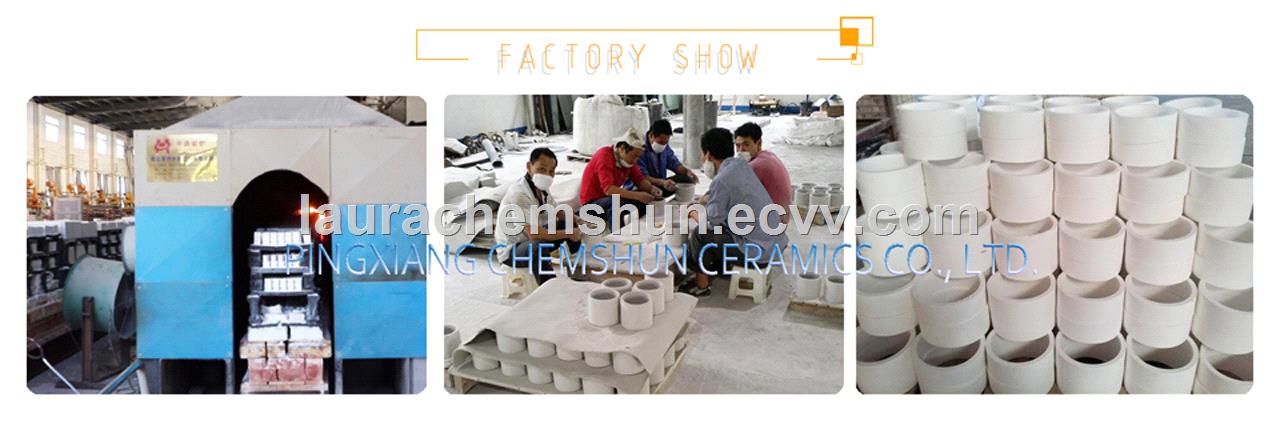 Alumina ceramic sleeve lined pipe elbow for mining