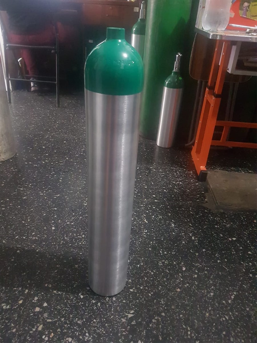 High Pressure 4L 6L 8L Medical Aluminum Oxygen Cylinder