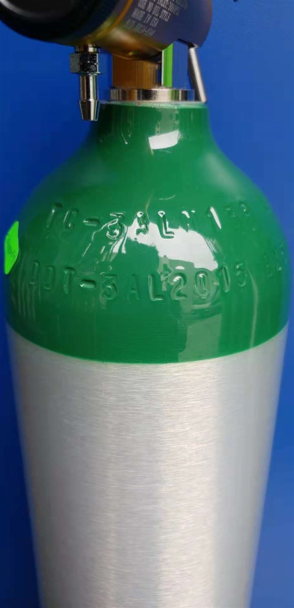 High Pressure 4L 6L 8L Medical Aluminum Oxygen Cylinder