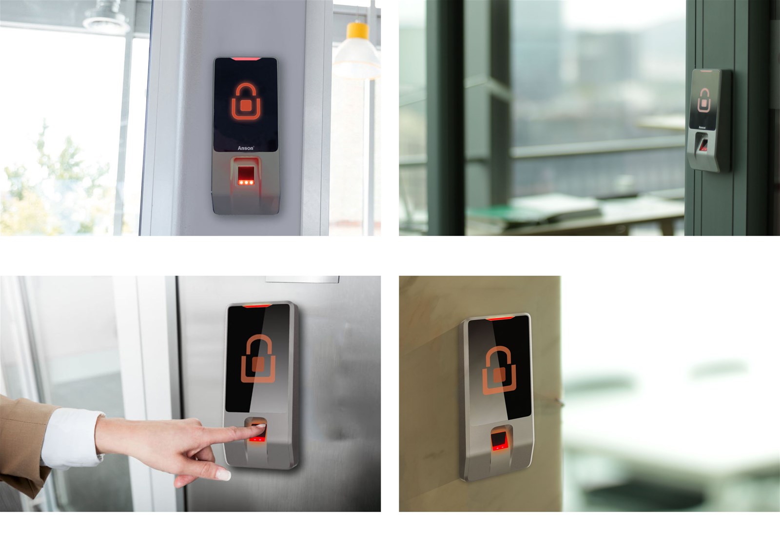 Wholesale Waterproof IP64 Biometric Touch Sensor Fingerprint Recognition Unlock LED display Integrated Access Control