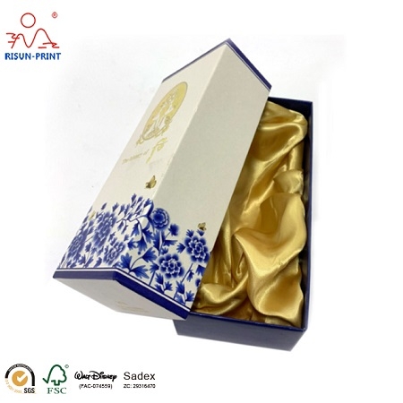 China Luxury PU Leather Wine Box