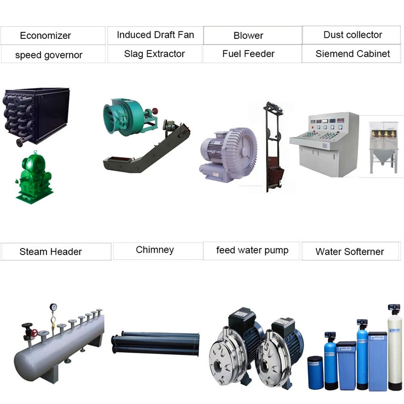 125mpa 6ton 8ton 10ton 12 Ton Biomass Bagasse Steam Boiler for Sugar Factory Candy Factory