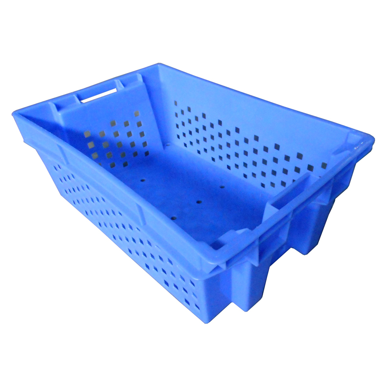 580380210mm stack and nest plastic crate for fruit and vegetables