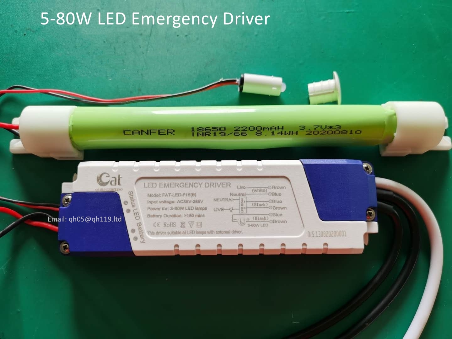 580W FATLEDF1E LED Emergency Driver