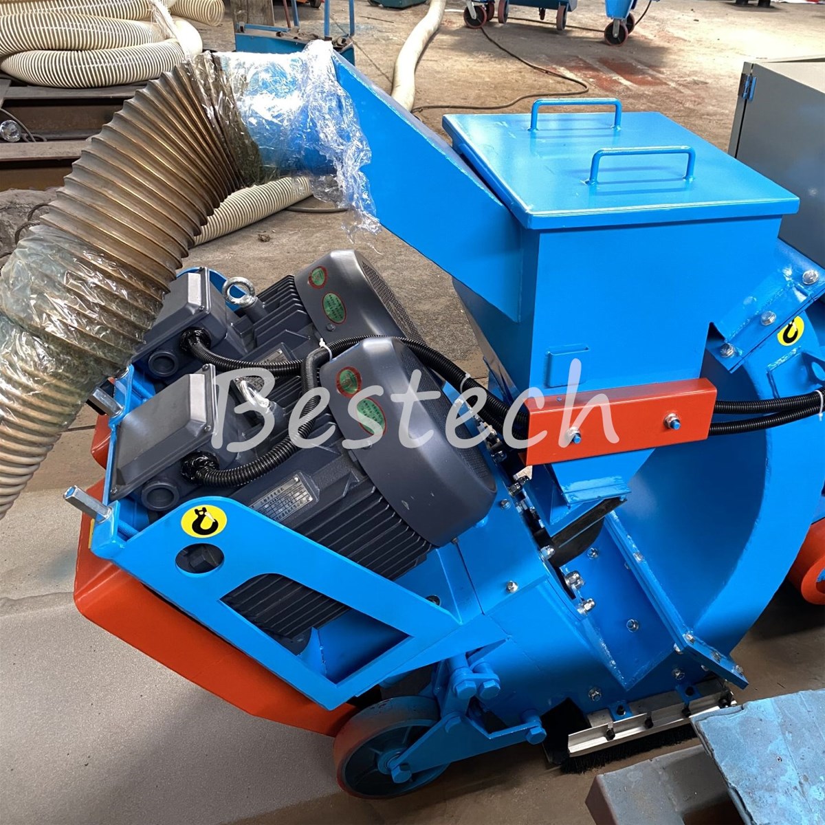 Mobile Ship Deck Rust Removal Shot Blasting Machine