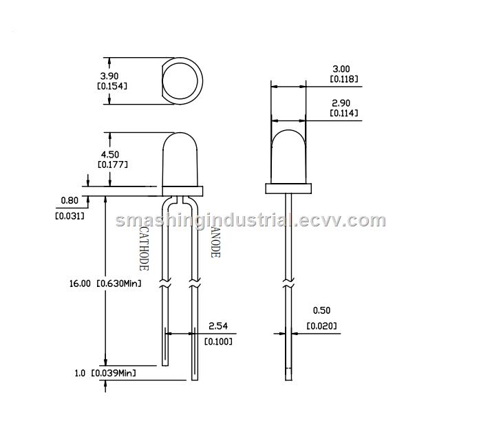 smashing industrial lamp beads lightemitting diode F3 F5 straight plug bulb component indicator