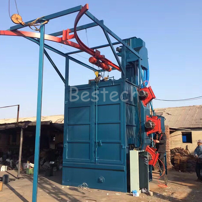 Hanger hook shot blasting machine made in China