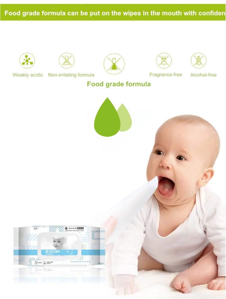 ODMOEM Organic Biodegradable non alcohol 999 Water Baby Wet Wipes