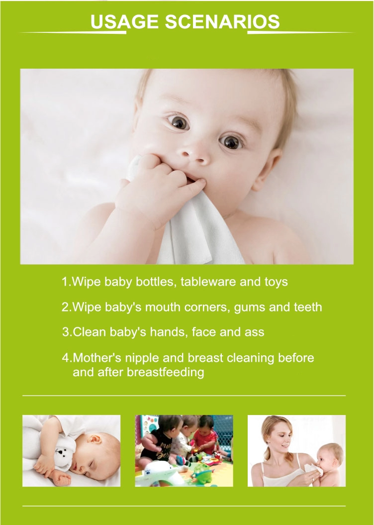 ODMOEM Organic Biodegradable non alcohol 999 Water Baby Wet Wipes