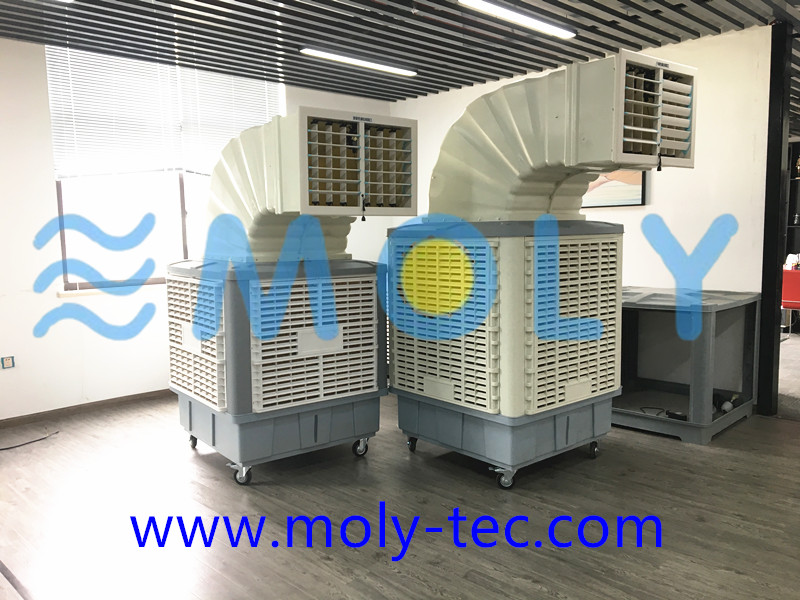 Moly workshop ducting evaporative air coolers