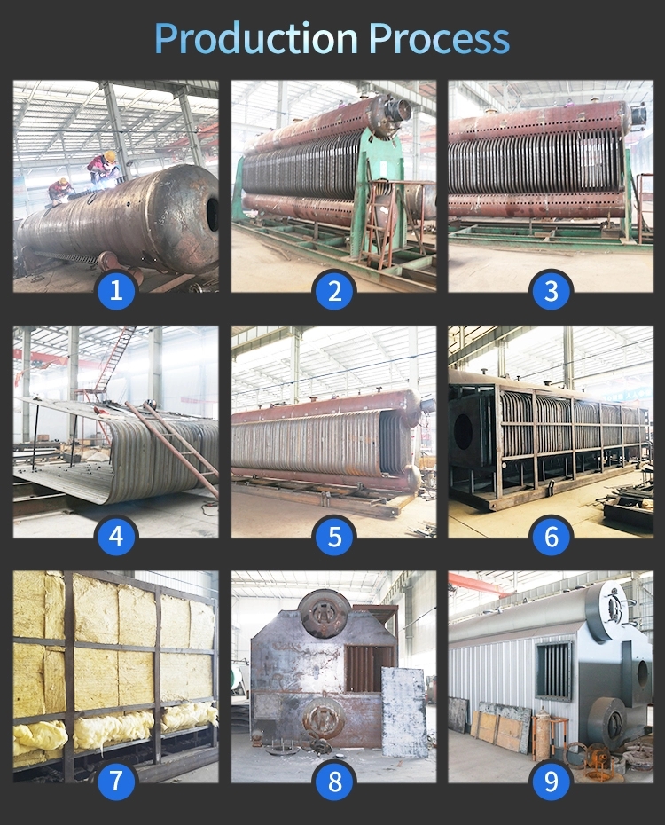 15 ton SZS Series Double Drum Oil and Gas Fired Steam Boiler for Textile MillGarment Factory