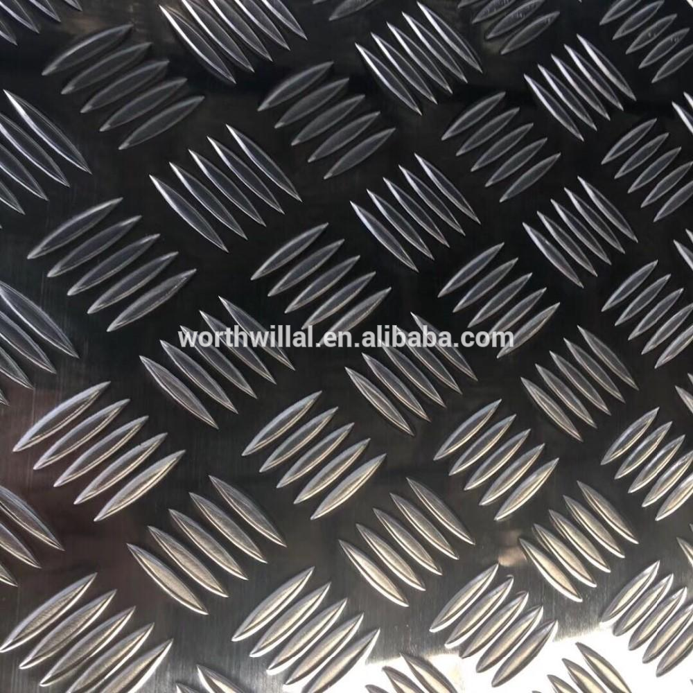 Antislippy aluminumaluminium checkered plate tread plate