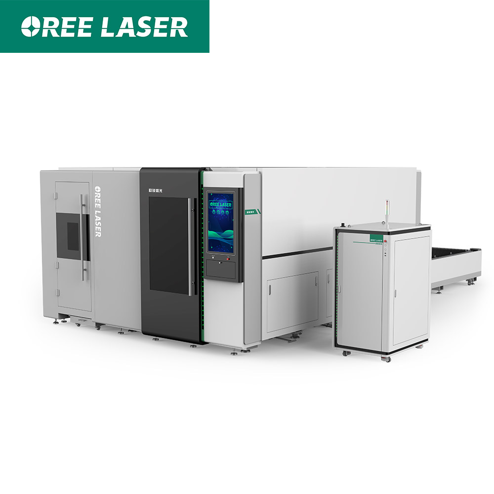 Protective flate and tube fiber laser cutting machine