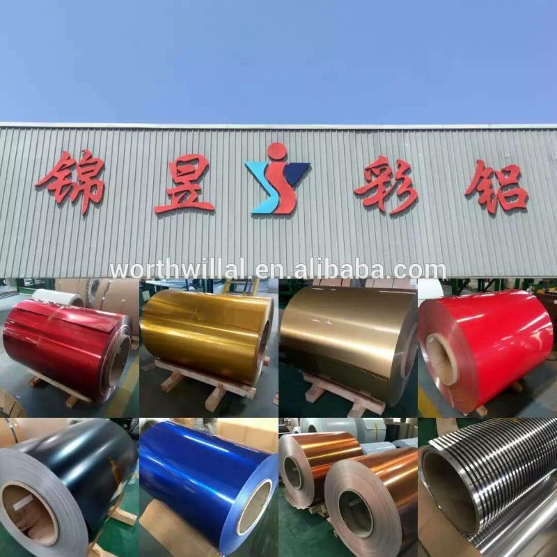 Embossed Color Coated AluminumAluminium CoilSheet for Building Materials