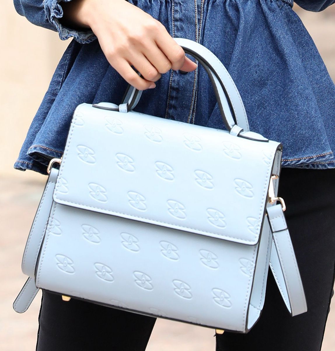 2020 new ecofriendly PU leather custom handbag shoulder bags womens bags