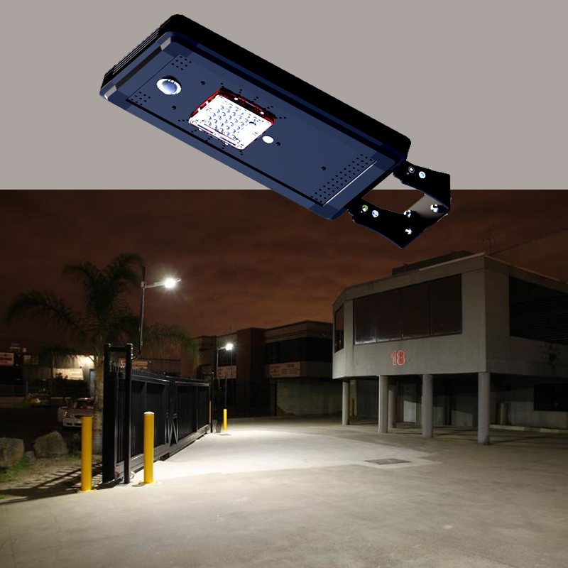 ACMESHINE Economic factory sales 20W 30w solar powered integrated solar street LED outdoor garden park courtyard Light