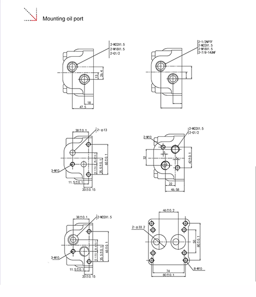 HMS series low speed high torque hydraulic motor