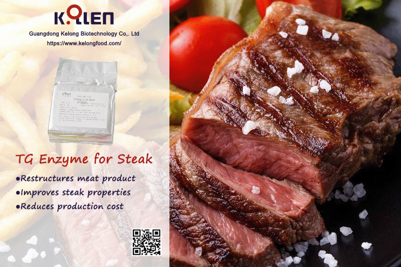 Transglutaminase for Restructure Steak