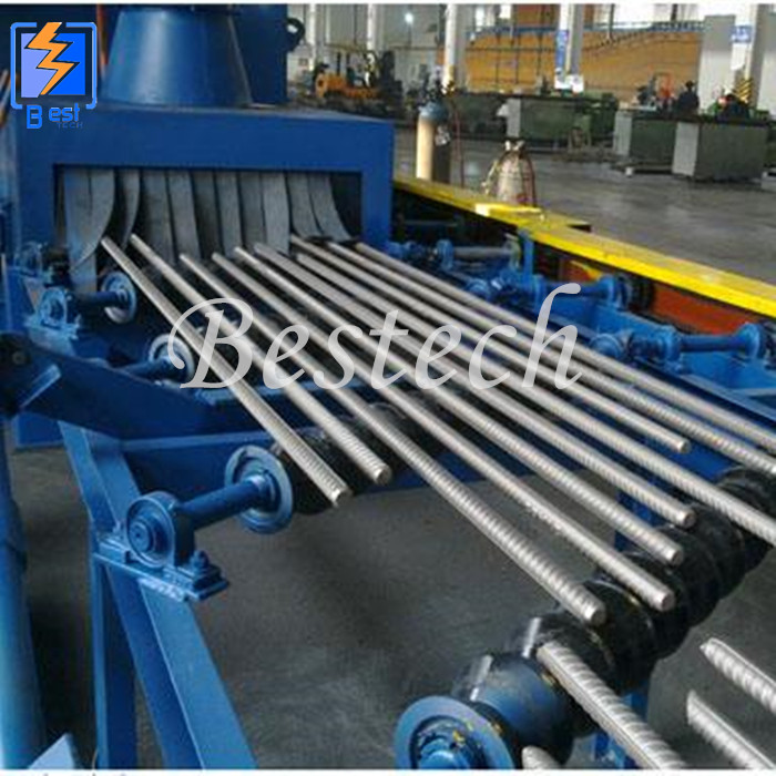 Steel Structure Roller Conveyor Shot Blasting Machine