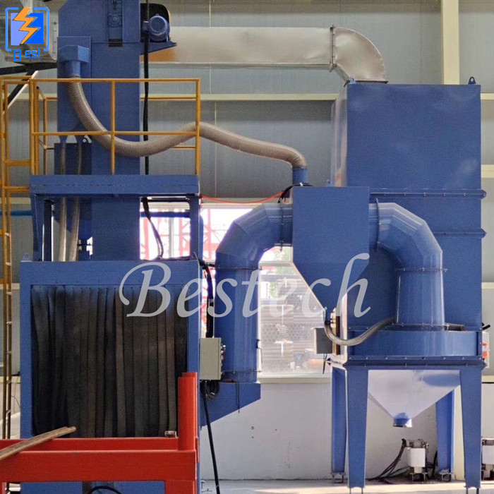 Steel Structure Roller Conveyor Shot Blasting Machine